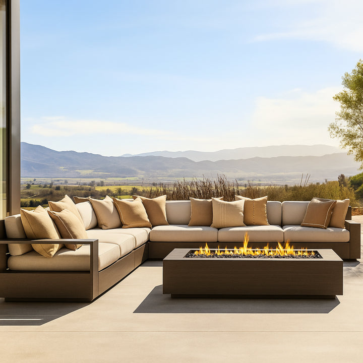 StoneLyte Horizon 60 Concrete Fire Pit
