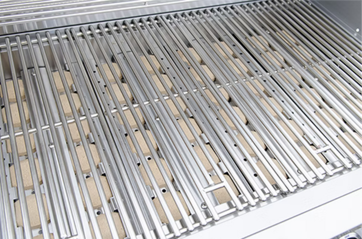 KoKoMo Professional 5 Burner 40 Inch Cart Model BBQ Grill With Lights & Locking Casters